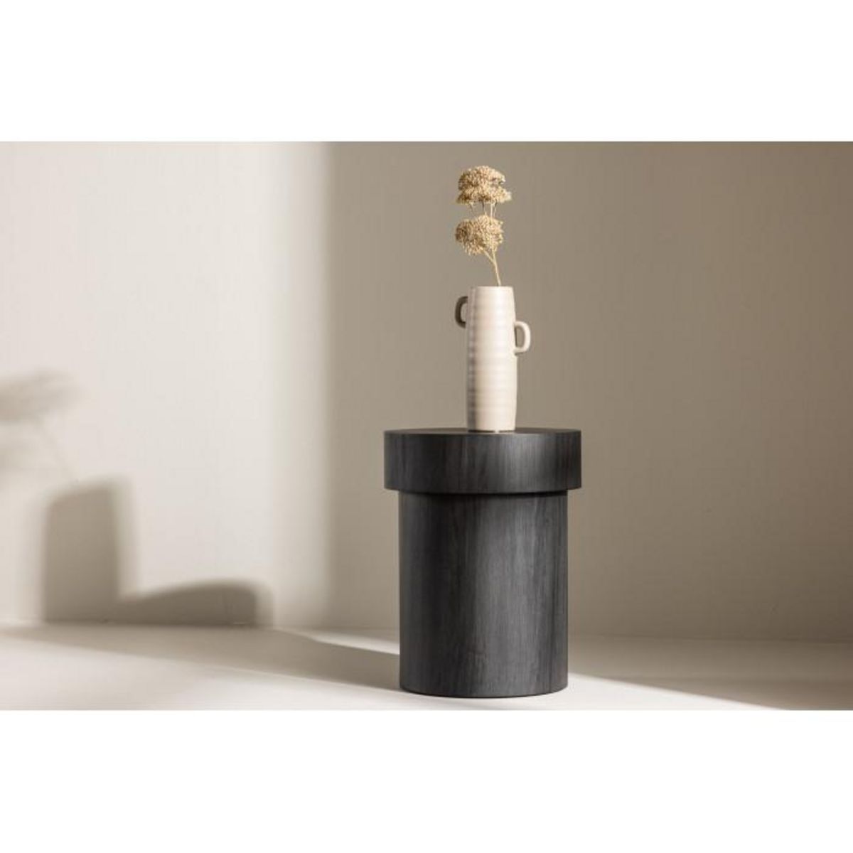 Paris Prix Table d'Appoint Design  Malung  35cm Noir