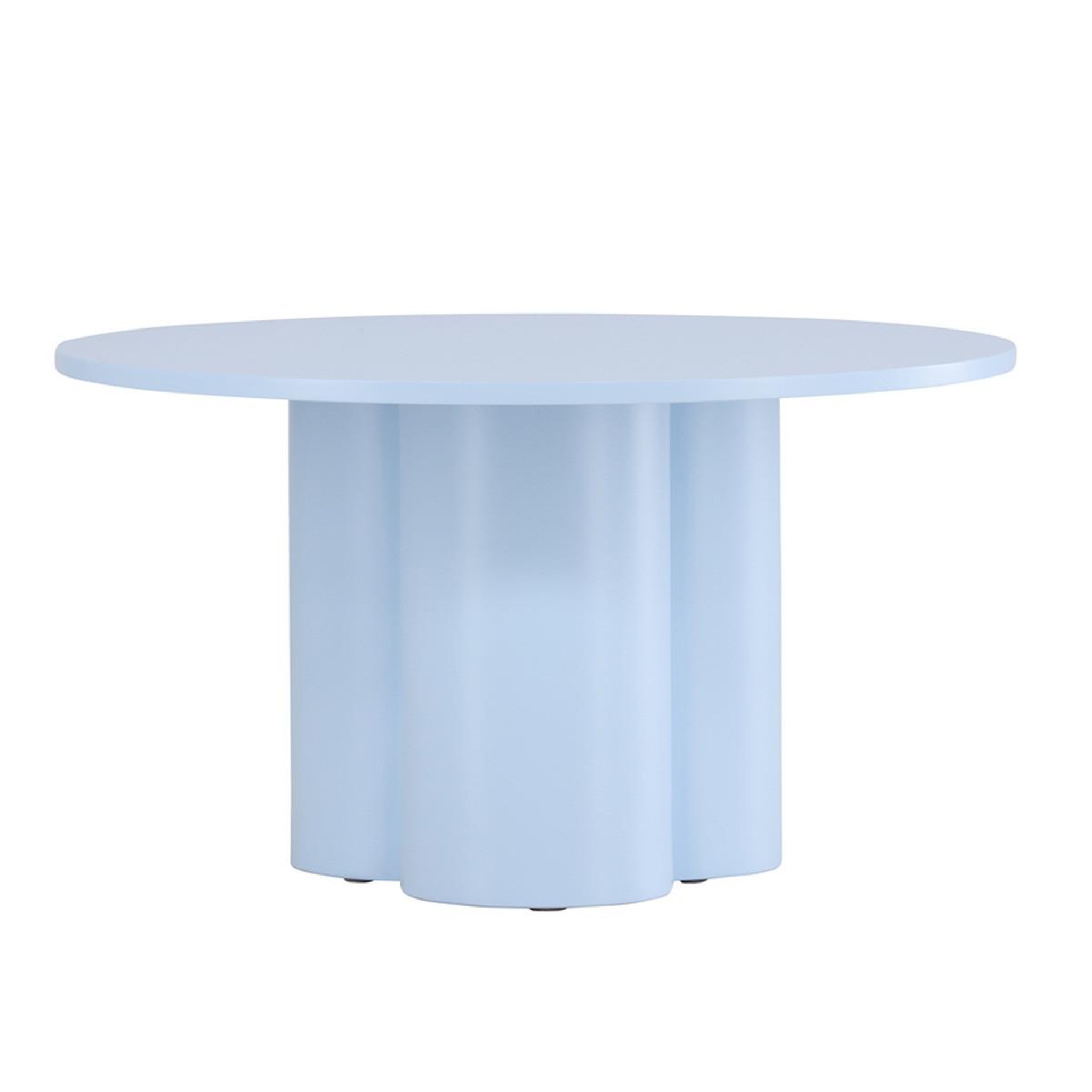 Paris Prix Table basse ronde  olivia  80cm bleu clair