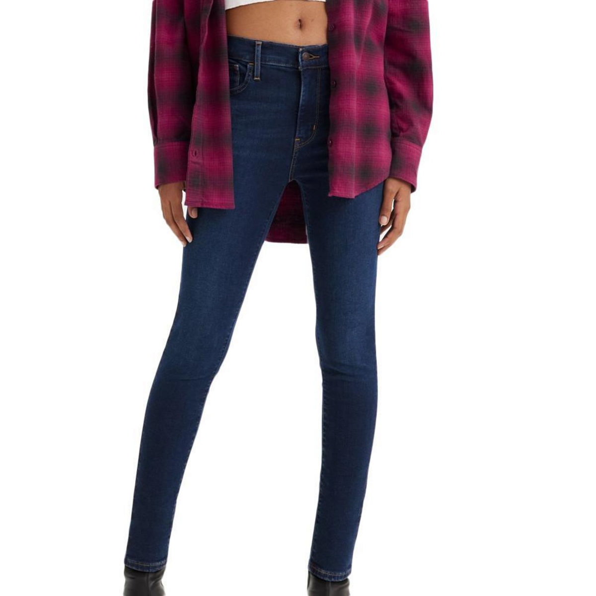 Levi's Jean Super Skinny  Brut Femme Levi's 720 Hirise   W26