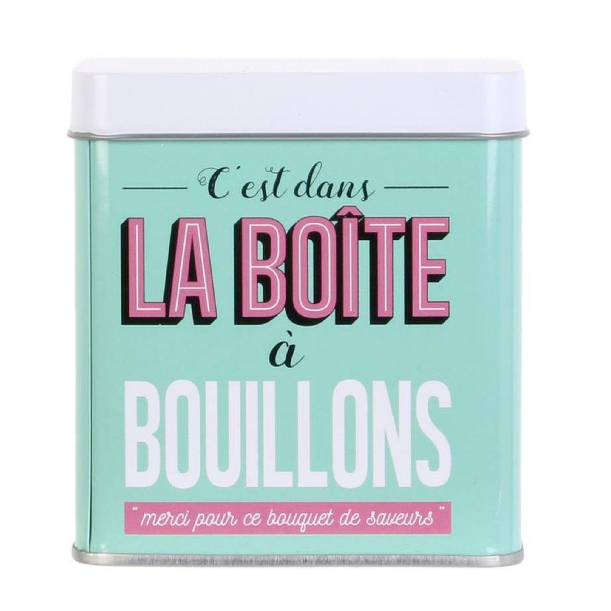Voir la diapositive 1 : COOK CONCEPT Boîte de conservation  ma boîte à bouillons  10cm vert