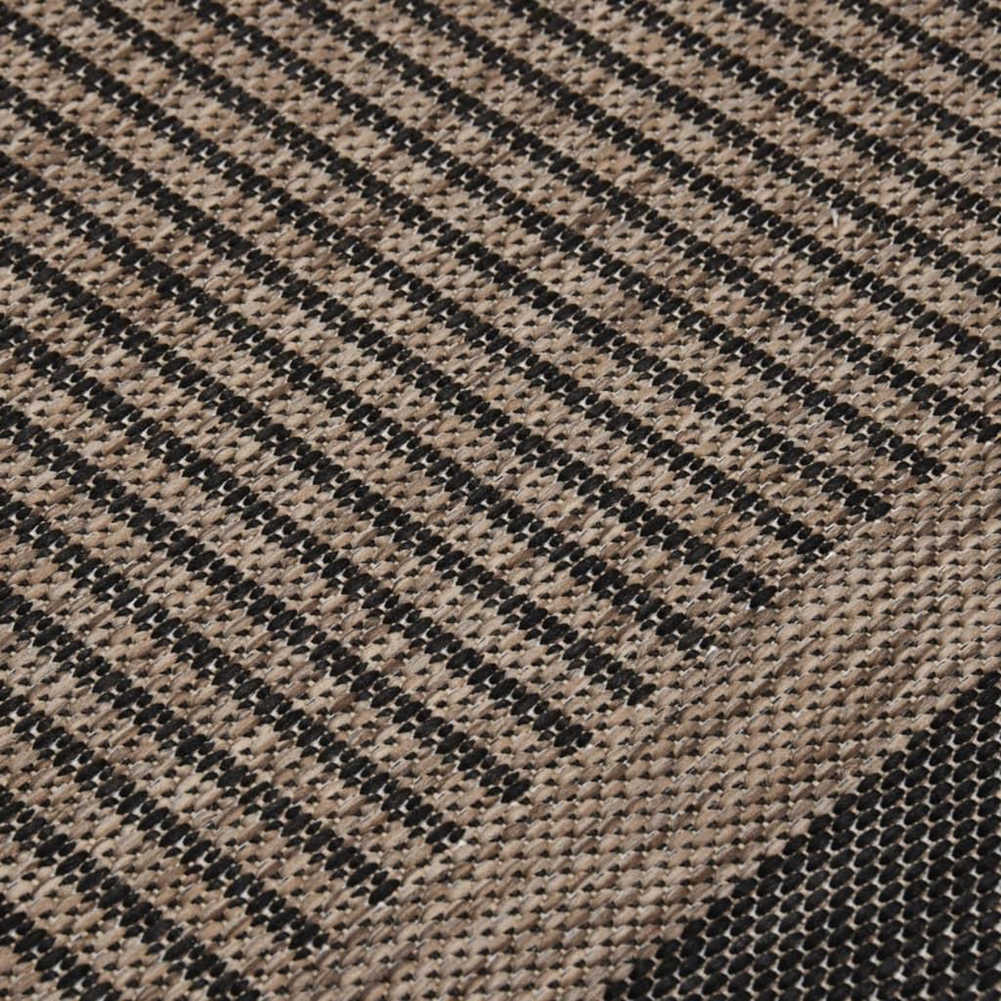 Voir la diapositive 5 : VIDAXL Tapis a tissage plat d'exterieur 200x280 cm Marron fonce