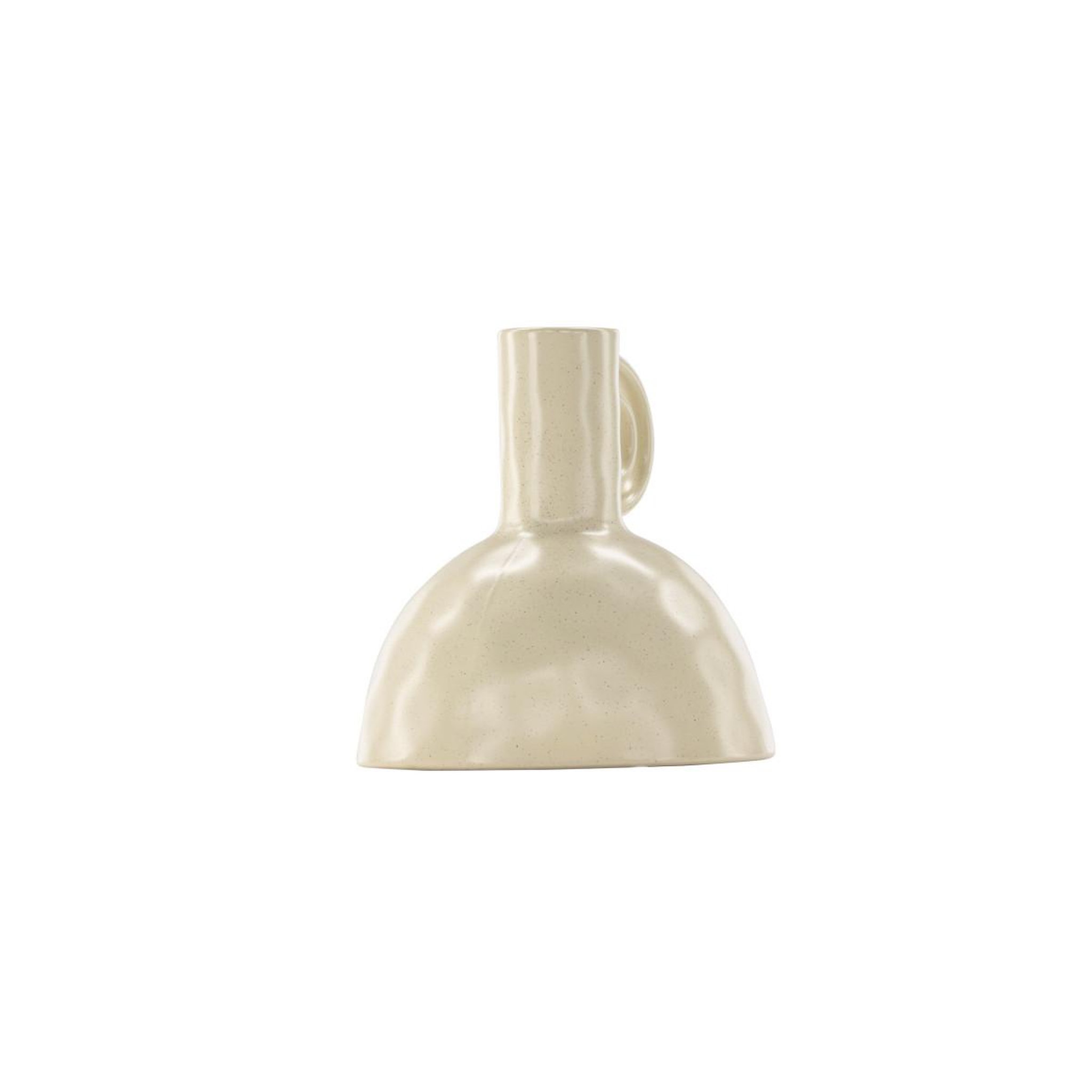 Voir la diapositive 3 : Paris Prix Vase Design en Céramique  Vivi  25cm Beige
