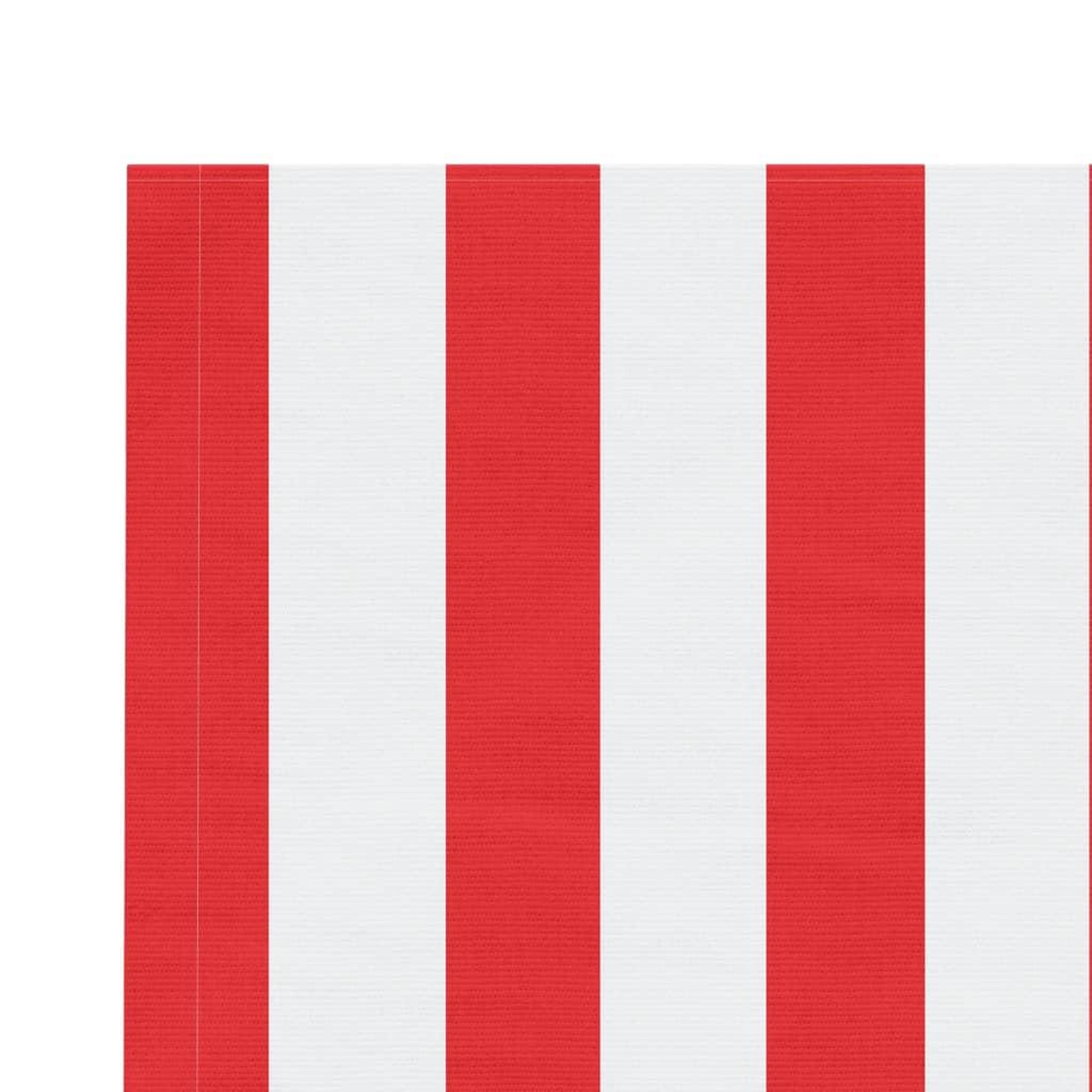 Voir la diapositive 4 : VIDAXL Tissu de remplacement pour auvent rayures rouges et blanches
