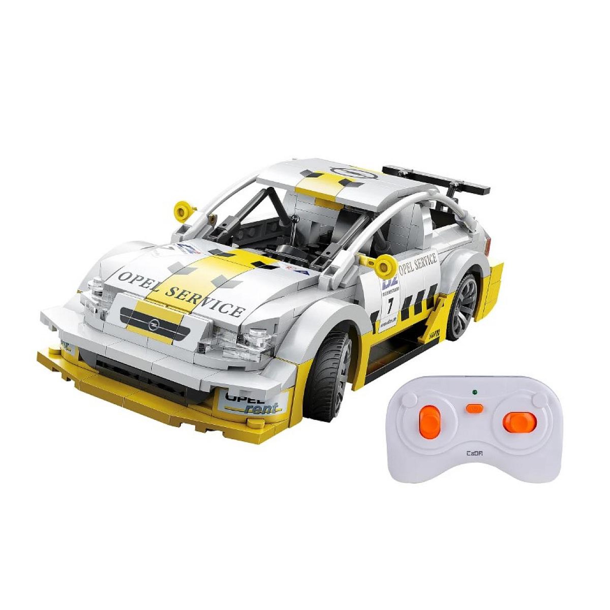 Jamara CaDA Opel Astra V8 Coupé 1:20 blanc 2,4GHz Bricks