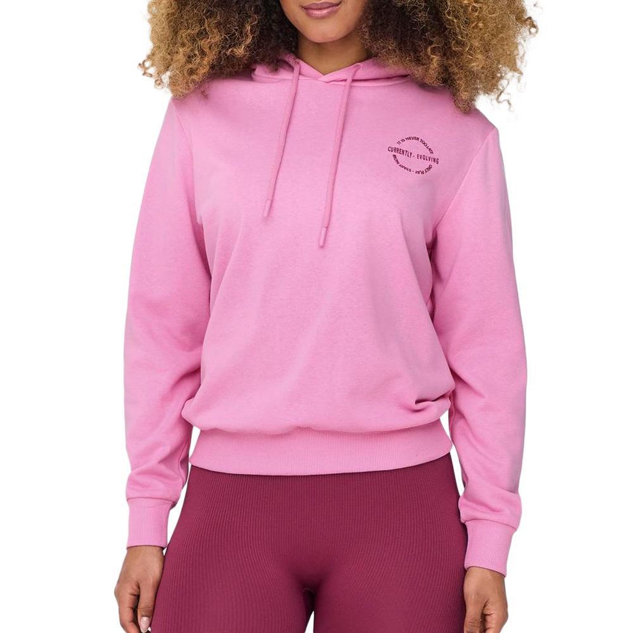 Only Sweat Rose Femme Only Pica. Coloris disponibles : Rose