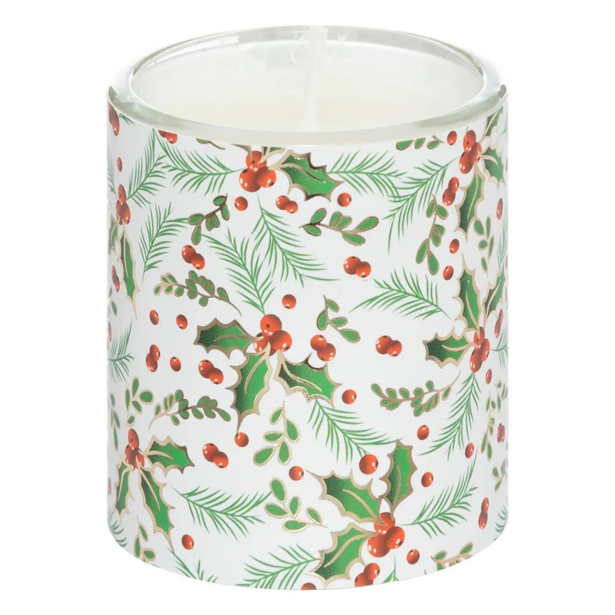 Voir la diapositive 4 : ATMOSPHERA Lot de 3 bougies parfumées  houx  135g baies givrées