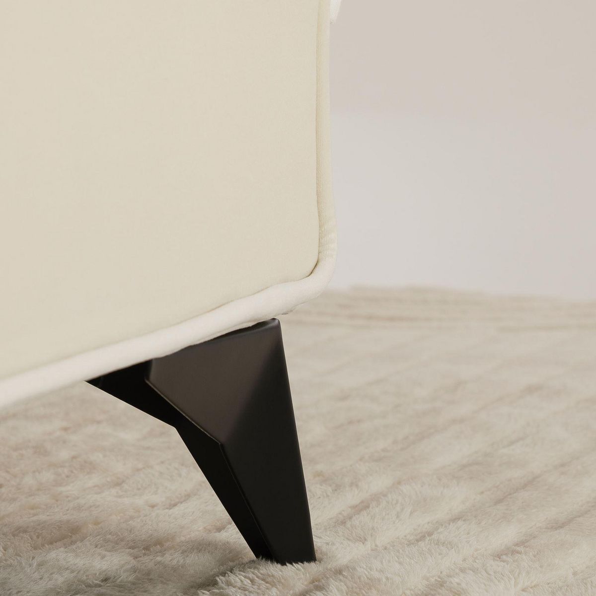 IDIMEX Lit simple RAVELLO 90 x 190 cm, revêtement en tissu