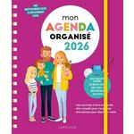 MON AGENDA FAMILLE ORGANISEE. DE SEPTEMBRE 2025 A DECEMBRE 2026, EDITION 2026, Larousse
