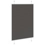 Voir la diapositive 4 : VIDAXL Store plisse noir 95x100 cm largeur du tissu 94,4 cm polyester
