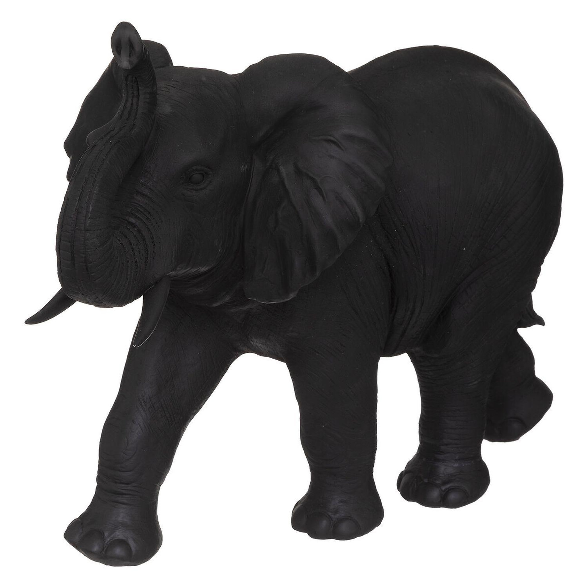 FIVE Eléphant en résine pour extérieur - Gris anthracite