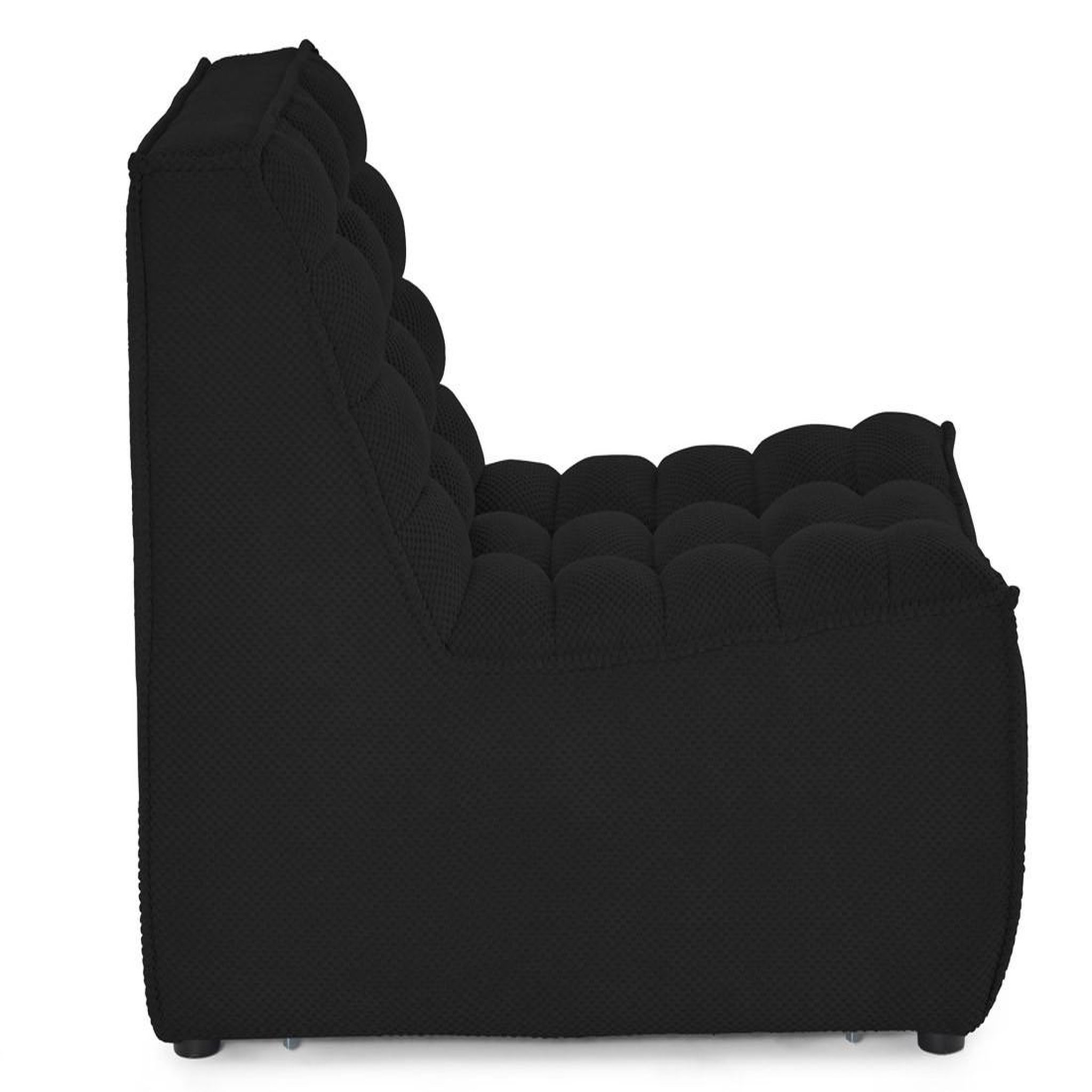 Voir la diapositive 5 : LISA DESIGN Ellie - fauteuil en velours texturé