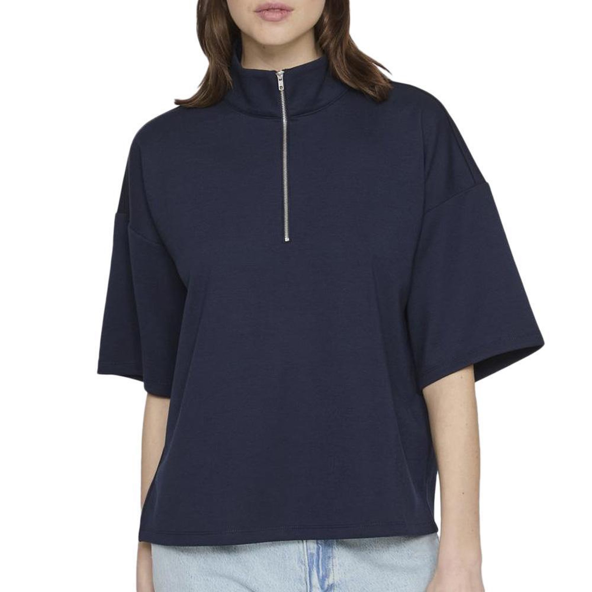 Vila T-Shirt Marine Femme Vila Siffi. Coloris disponibles : Bleu