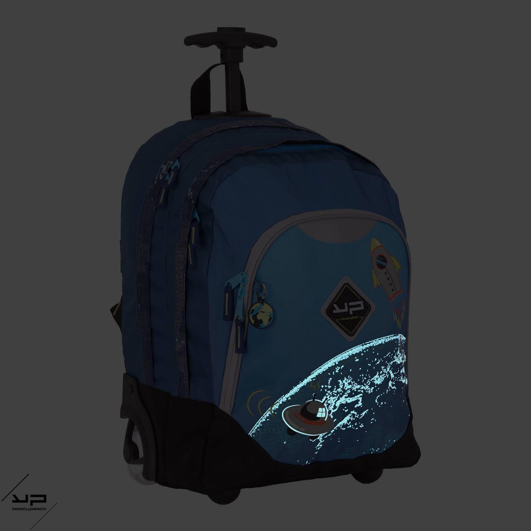 Voir la diapositive 4 : BODYPACK BODYPACK Sac à dos à roulettes 44 cm Objectif Lune