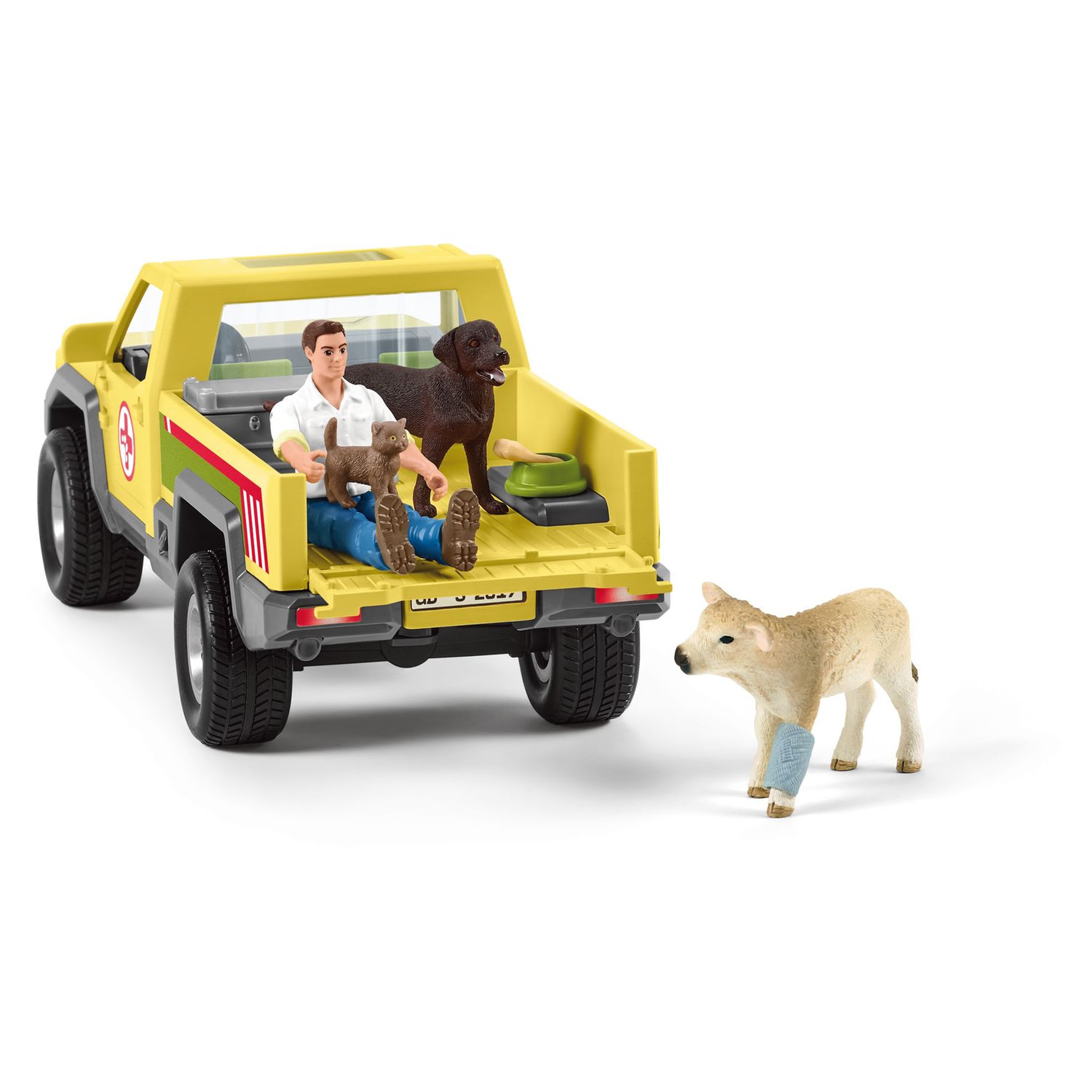 Voir la diapositive 4 : Schleich Visite du vétérinaire à la ferme Farm world