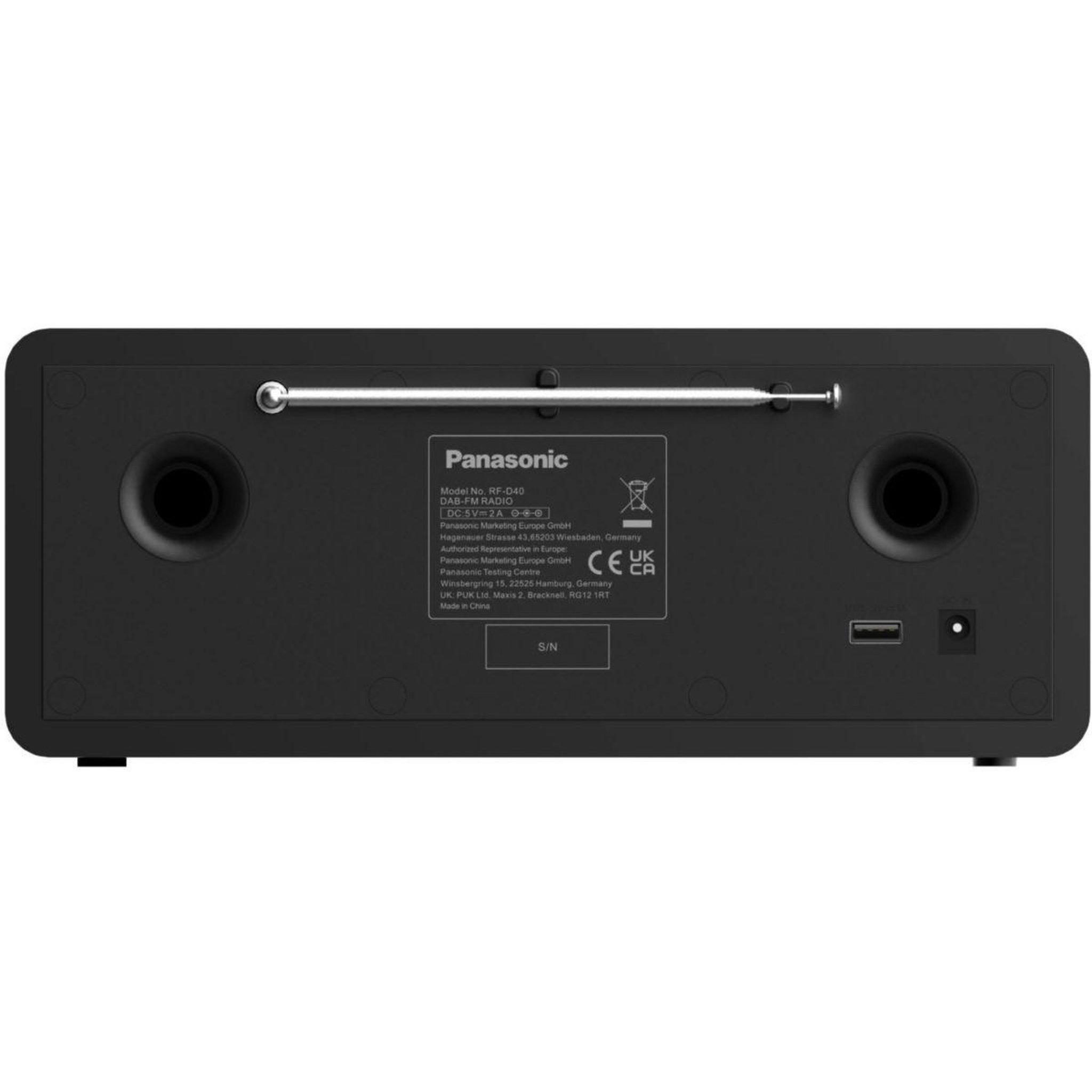 Voir la diapositive 4 : PANASONIC Radio internet RF-D40EG-K