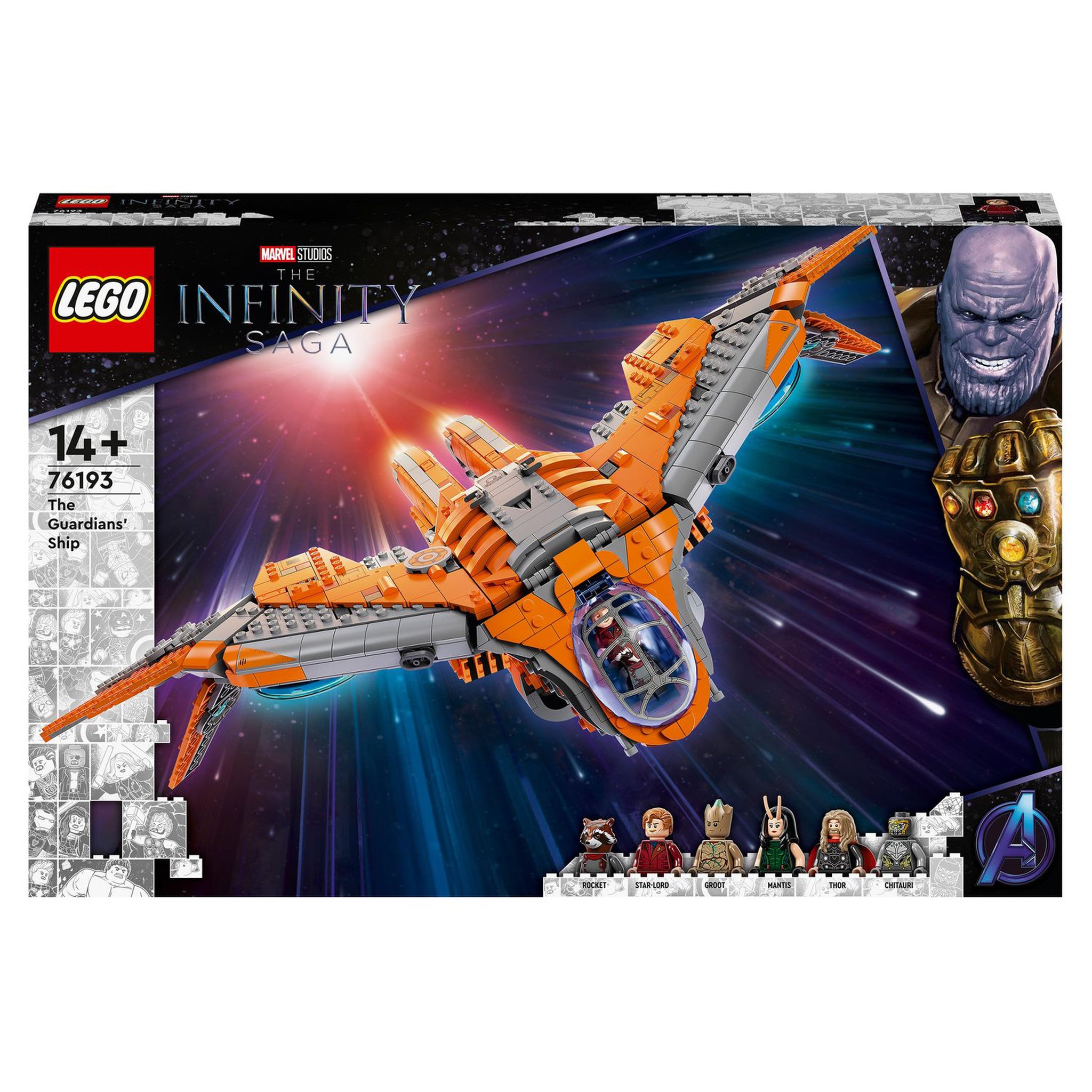 LEGO Marvel Super Heroes 76193 - The Infinity Saga - Le vaisseau des Gardiens de la Galaxie
