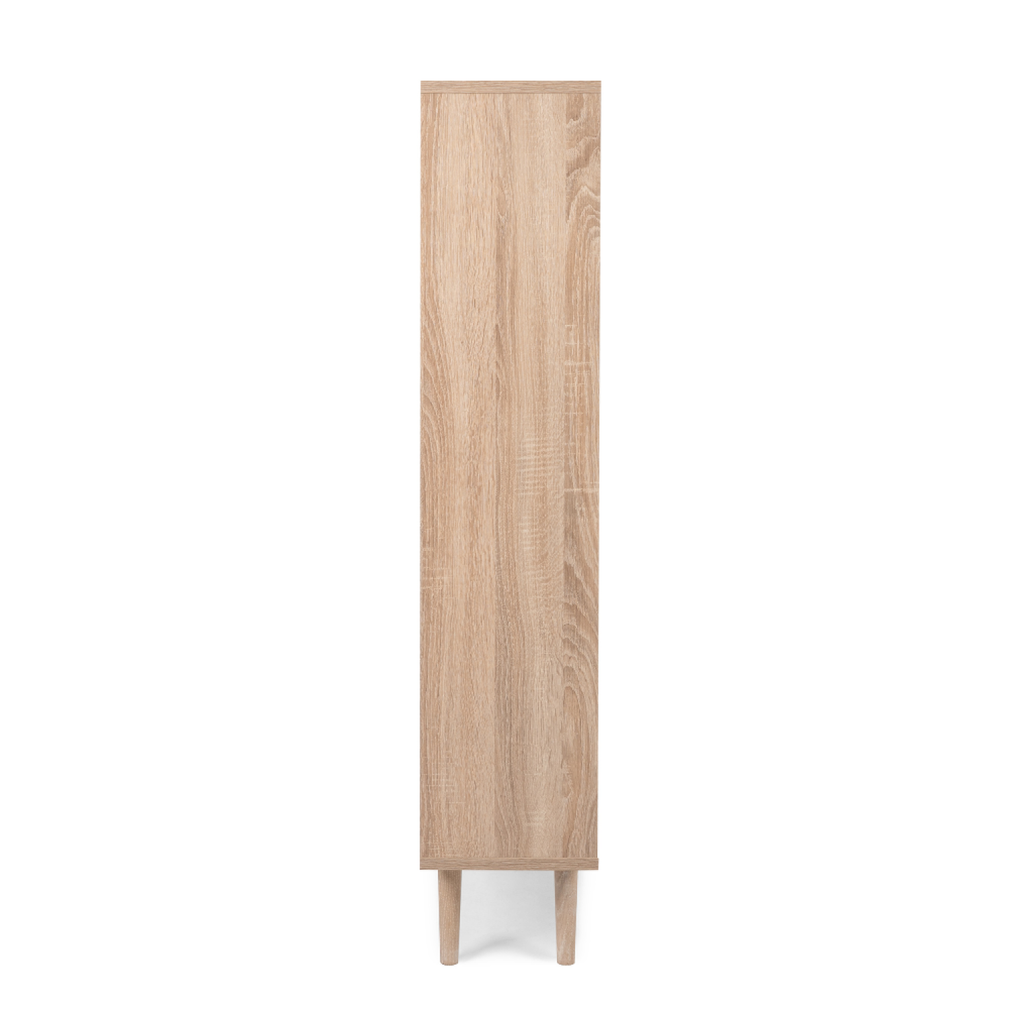 Voir la diapositive 4 : CONCEPT USINE Meuble à chaussures en bois 3 tiroirs effet cannage TIVAT
