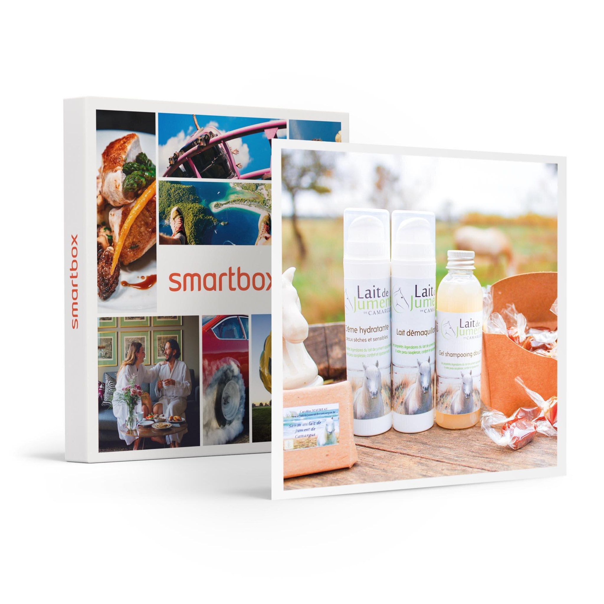 Voir la diapositive 1 : Smartbox Coffret de soins hydratants au lait de jument de Camargue - Coffret Cadeau Sport & Aventure