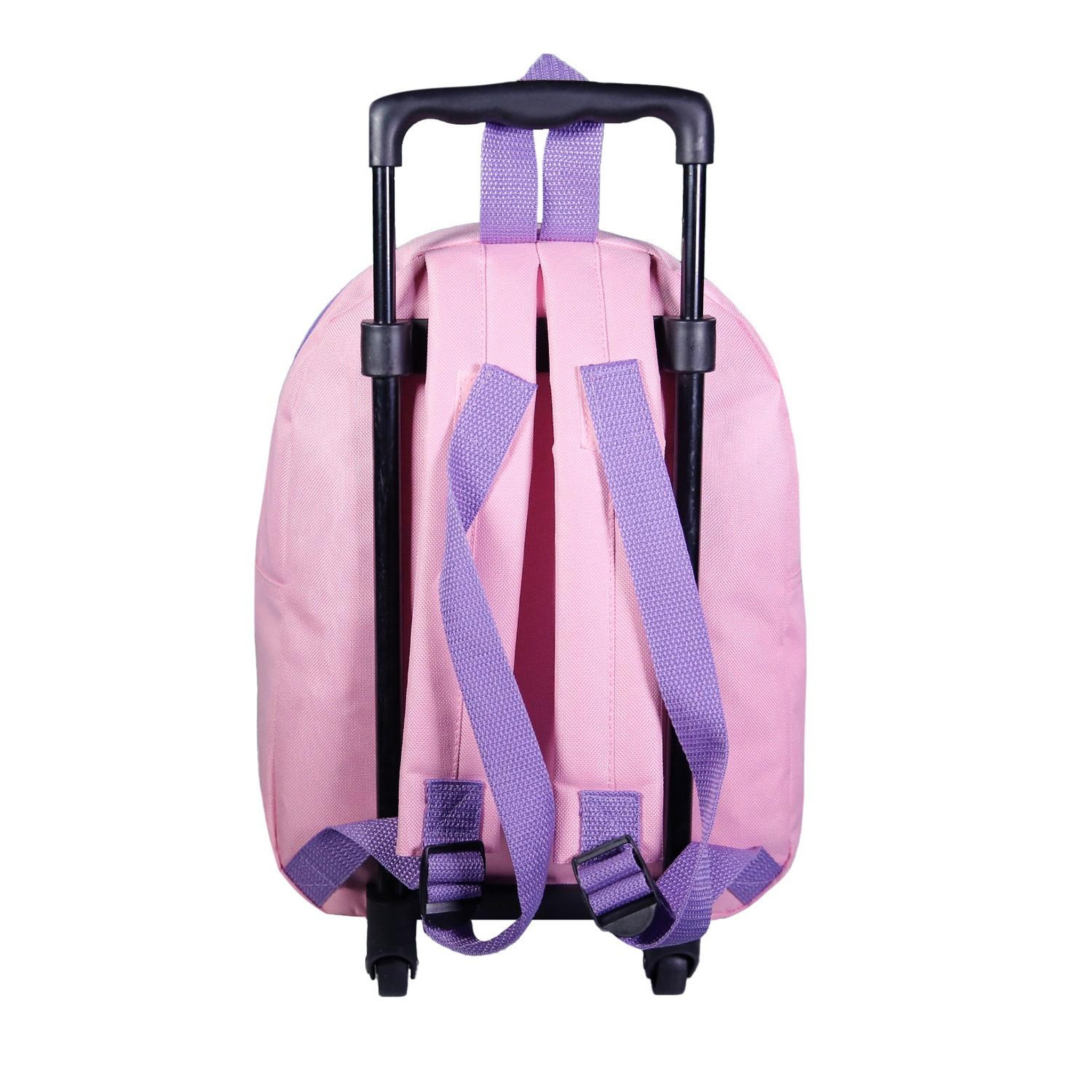 Voir la diapositive 4 : Bagtrotter BAGTROTTER Sac à dos à roulettes 32 cm maternelle Minnie Rose