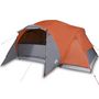 Voir la diapositive 2 : VIDAXL Tente familiale Crossvent 8 personnes orange impermeable