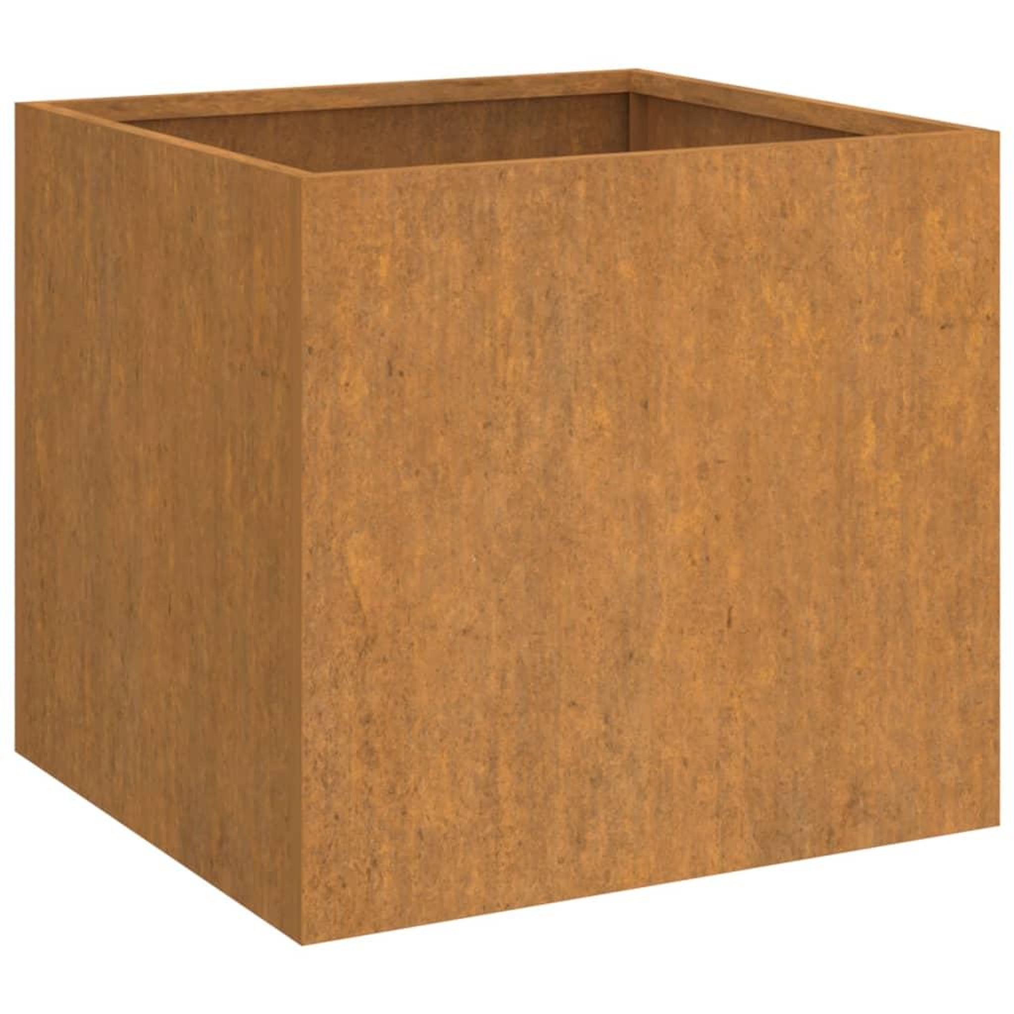 Voir la diapositive 5 : VIDAXL Jardinieres 2 pcs 49x47x46 cm acier corten