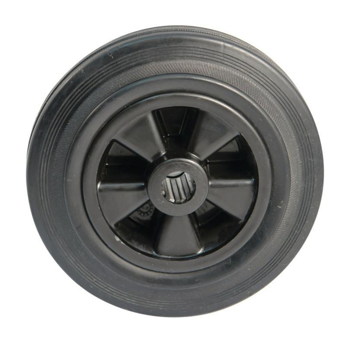 AVL Roue bandage caoutchouc noir 160mm AVL 208060CRR