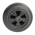 AVL Roue bandage caoutchouc noir 160mm AVL 208060CRR