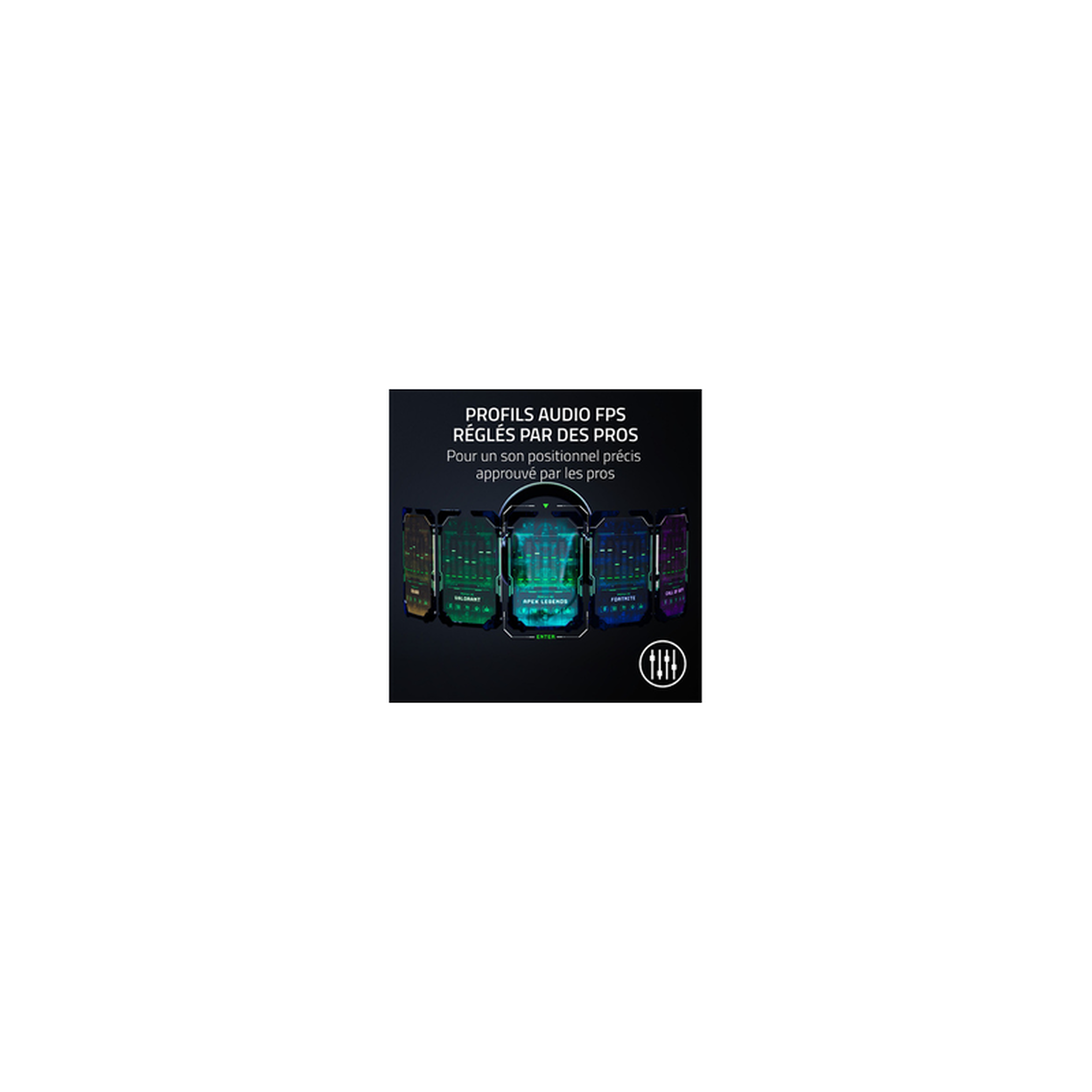 Voir la diapositive 6 : Razer Casque gamer BLACKSHARK V2 PRO Noir