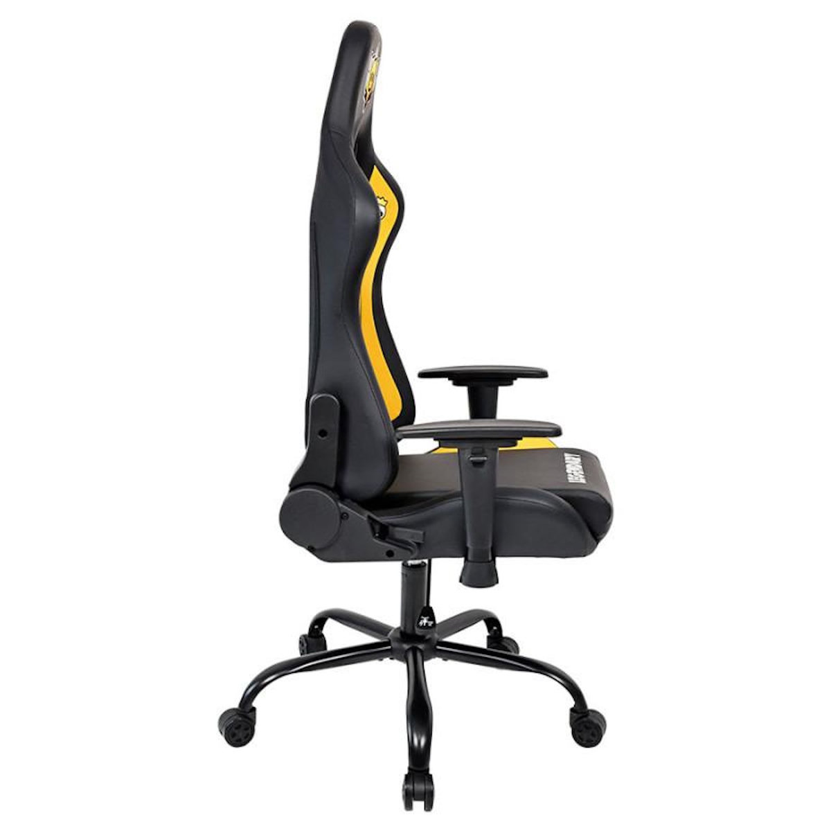 Subsonic Chaise Gaming Adulte Brawl Stars Noire et Jaune, Simili Cuir et Broderie, Ergonomique et Réglable - SUBSONIC
