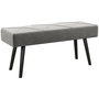 Voir la diapositive 1 : HOMCOM Banquette bout de lit design contemporain noir gris