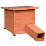 Voir la diapositive 2 : @Pet pet Maison hérisson XL 53x65x52cm bois marron