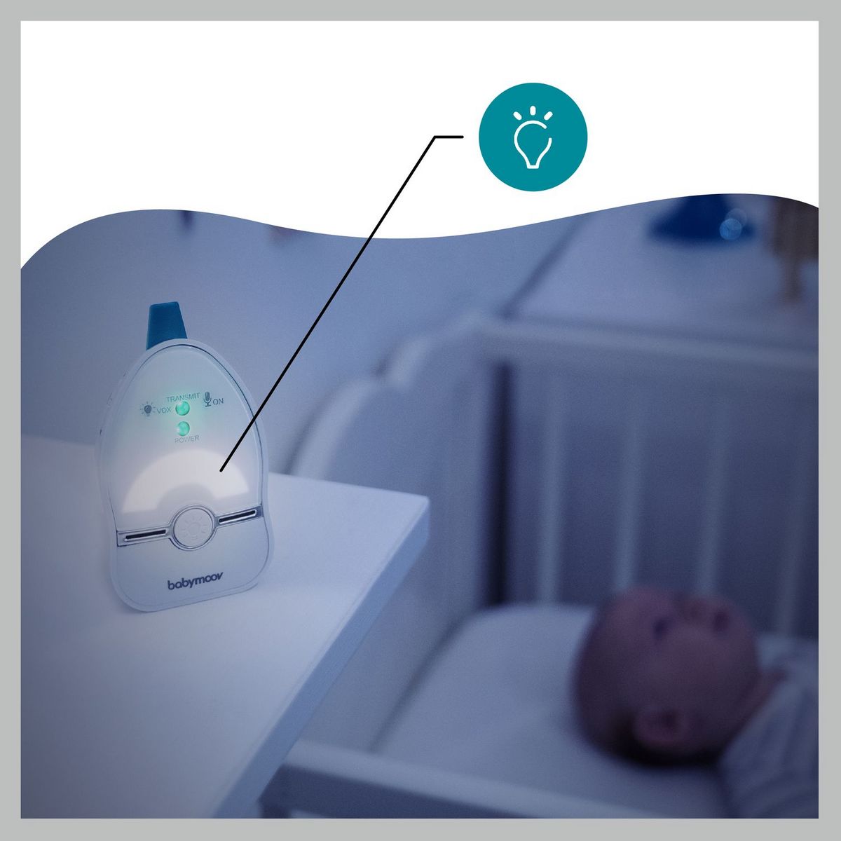 BABYMOOV Babyphone Audio Easy Care - 500 mètres