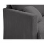 Voir la diapositive 6 : LISA DESIGN Serena - canapé droit déhoussable 2 places en velours côtelé