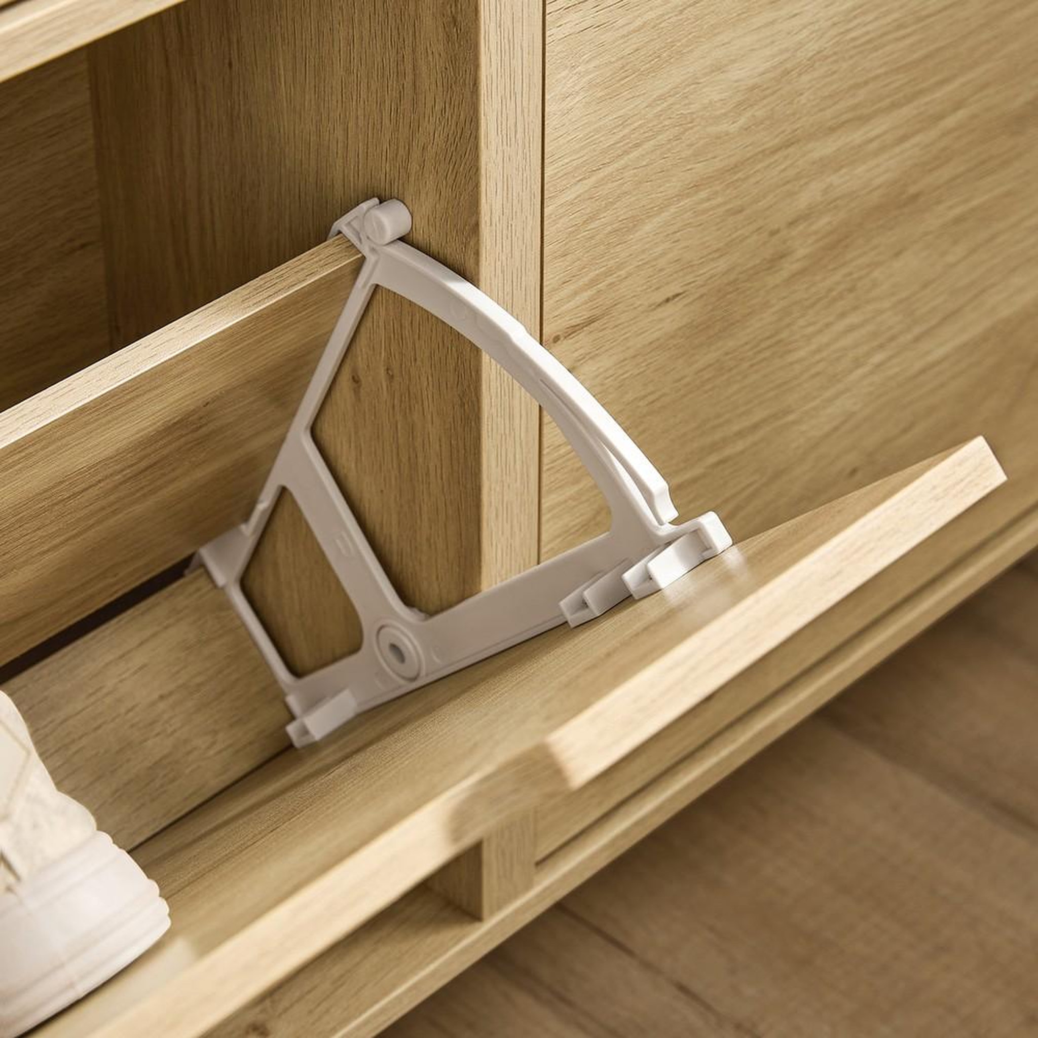 Voir la diapositive 5 : SOBUY SoBuy - Meuble À Chaussures 4 portes - Minimaliste - FSR100