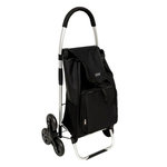 FIVE Chariot de Marché Pliable  Tout Terrain  46L Noir