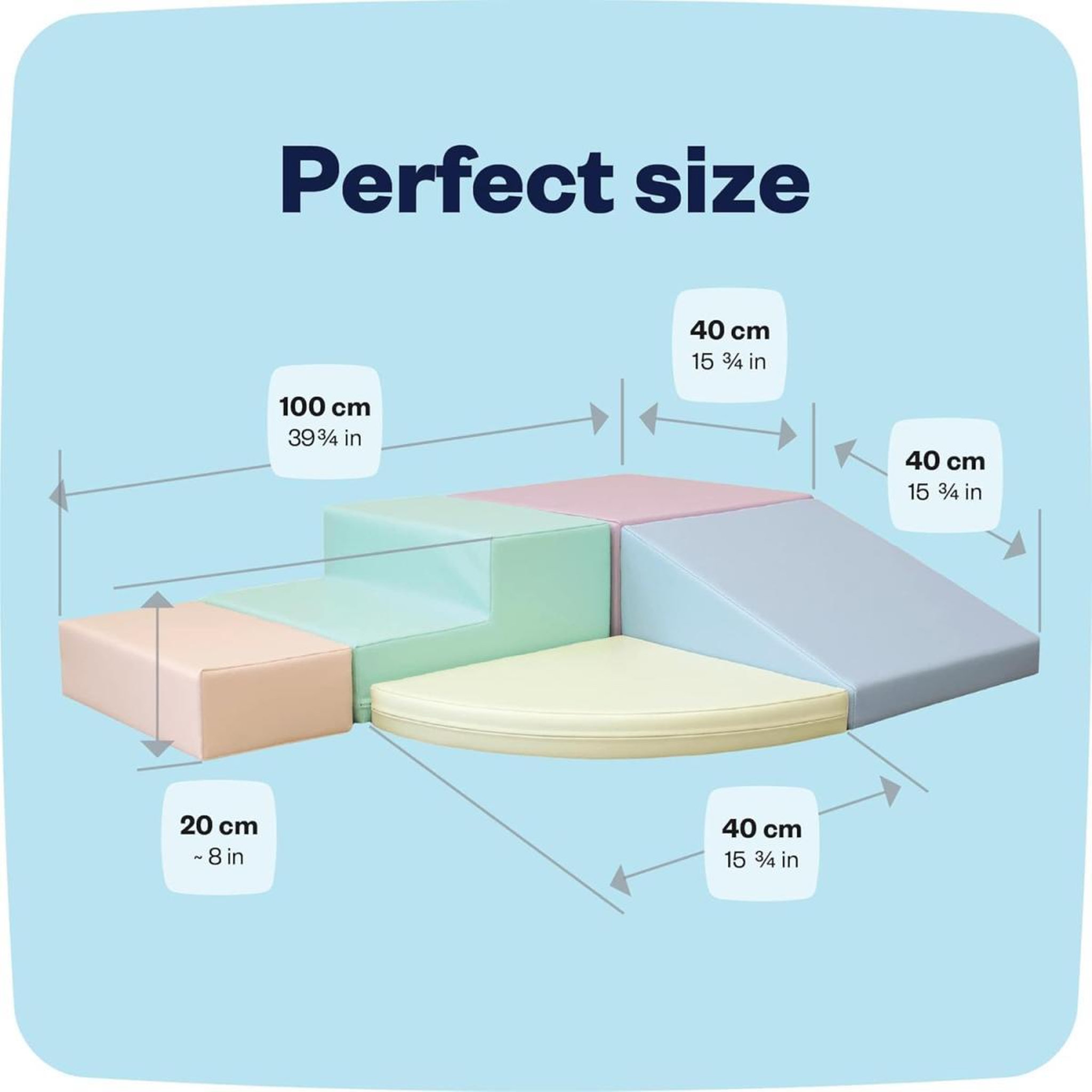 Voir la diapositive 2 : IGLU Ensemble blocs pastel clair