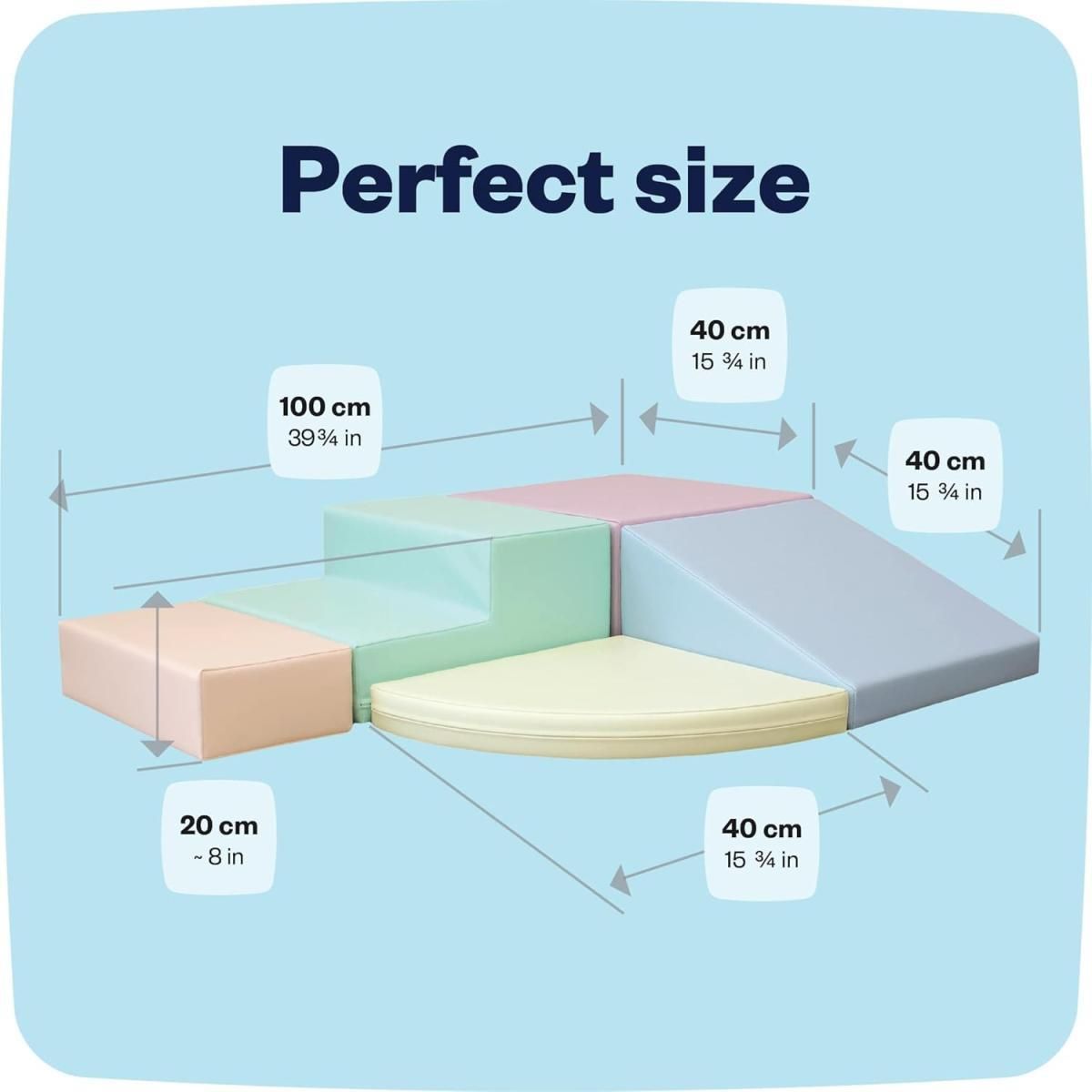 IGLU Ensemble blocs pastel clair