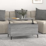 VIDAXL Table basse Sonoma gris 90x44,5x45 cm Bois d'ingenierie