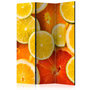 Voir la diapositive 1 : Paris Prix Paravent 3 Volets  Citrus Fruits  135x172cm