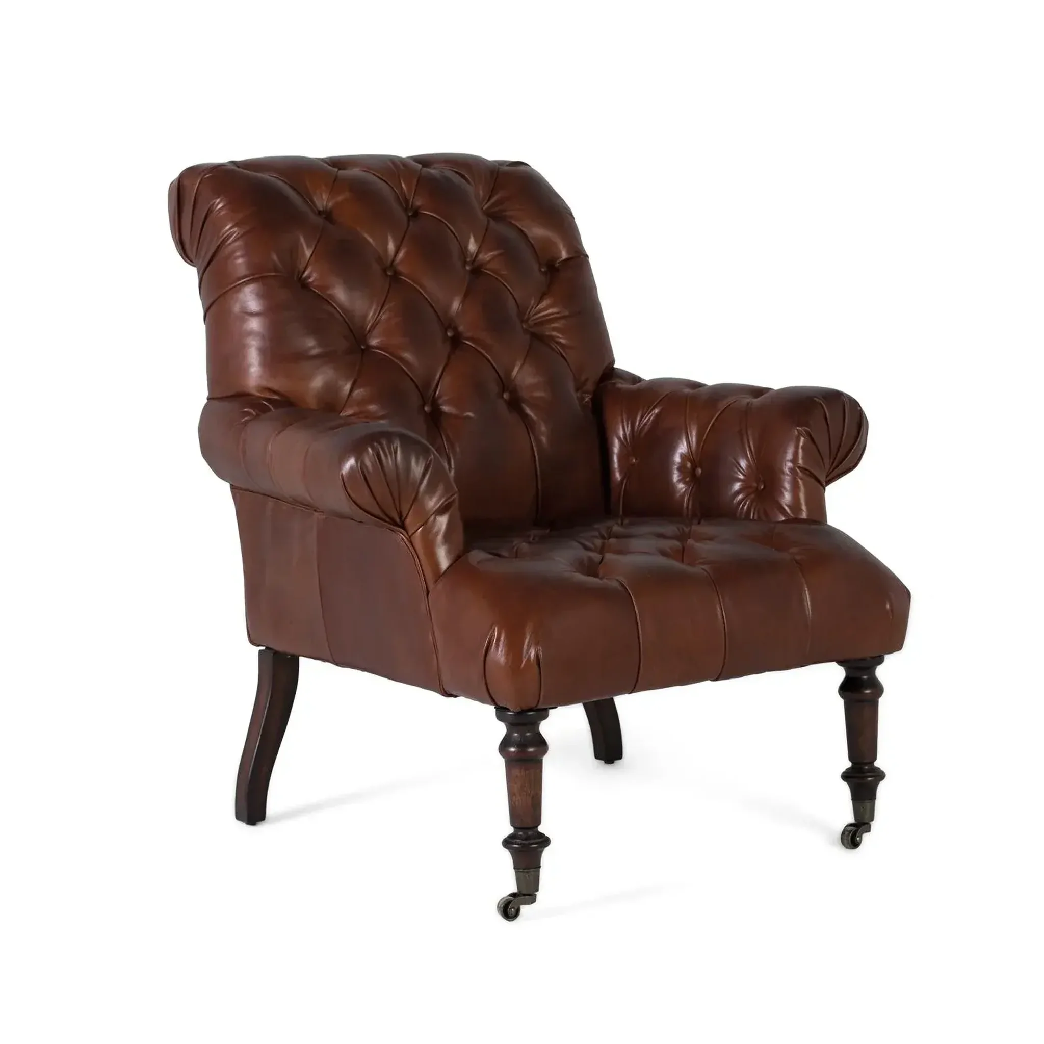 GINER Y COLOMER SL Fauteuil en cuir 92 cm style classique