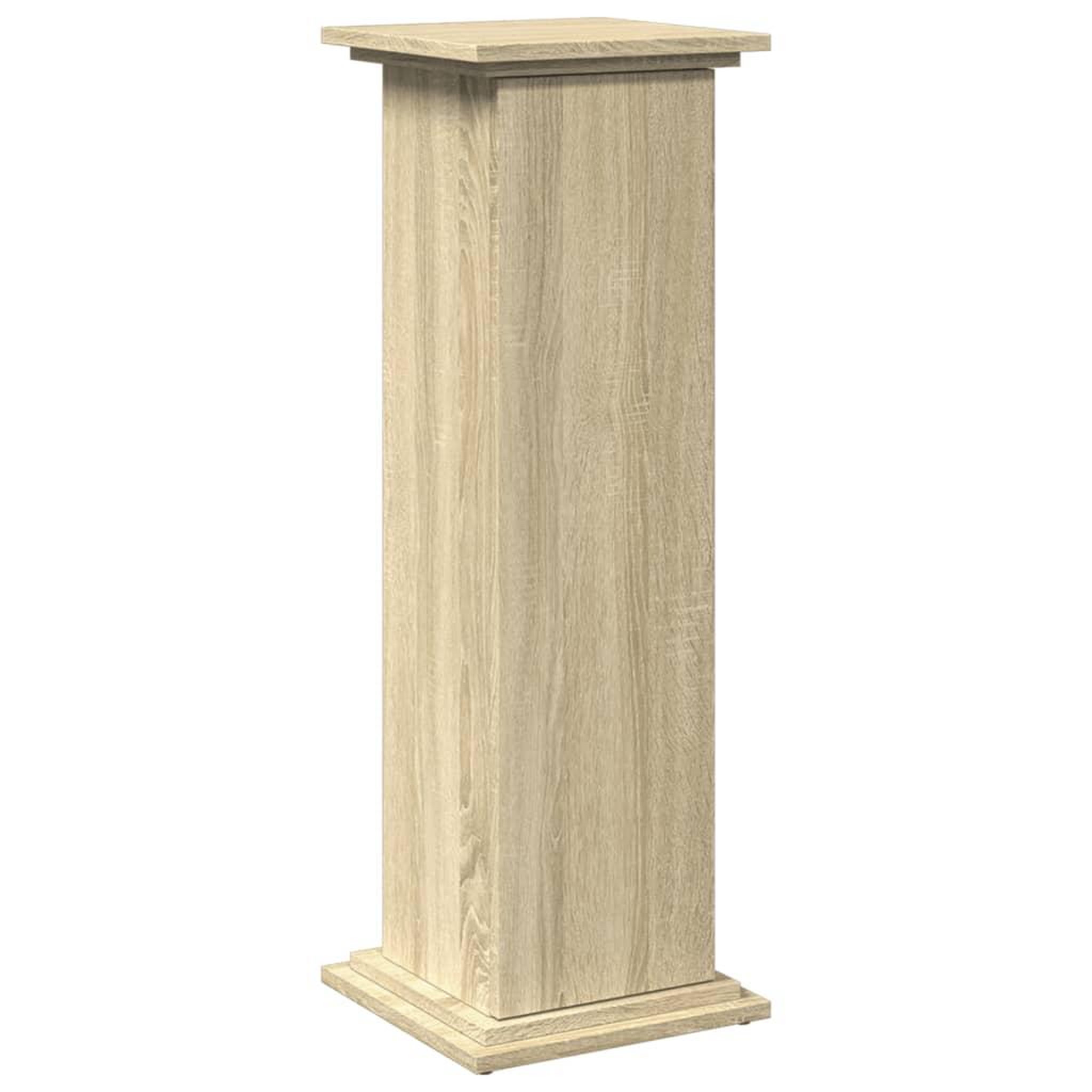 Voir la diapositive 2 : VIDAXL Piedestal avec rangement chene sonoma bois d'ingenierie