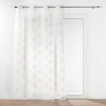 Paris Prix Rideau Voilage à Œillets  Sixtine  140x240cm Or