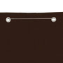 Voir la diapositive 3 : VIDAXL Ecran de balcon Marron 140x240 cm Tissu Oxford