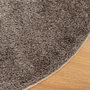 Voir la diapositive 4 : VIDAXL Tapis ISTAN a poils longs aspect brillant gris Ø 120 cm