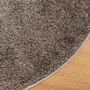 Voir la diapositive 4 : VIDAXL Tapis ISTAN a poils longs aspect brillant gris Ø 120 cm