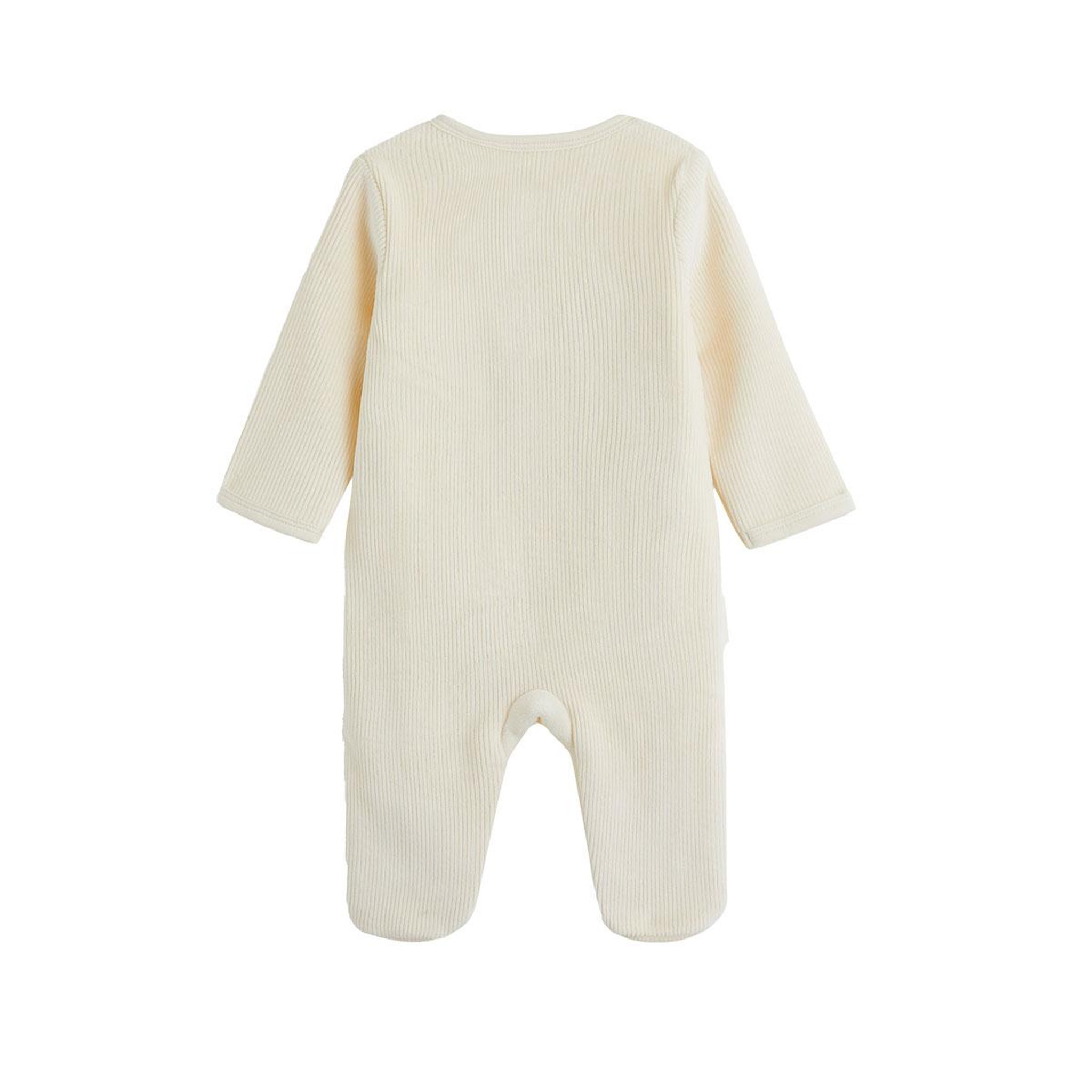 Voir la diapositive 2 : PETIT BEGUIN Pyjama bébé en velours ouverture pont Flocon