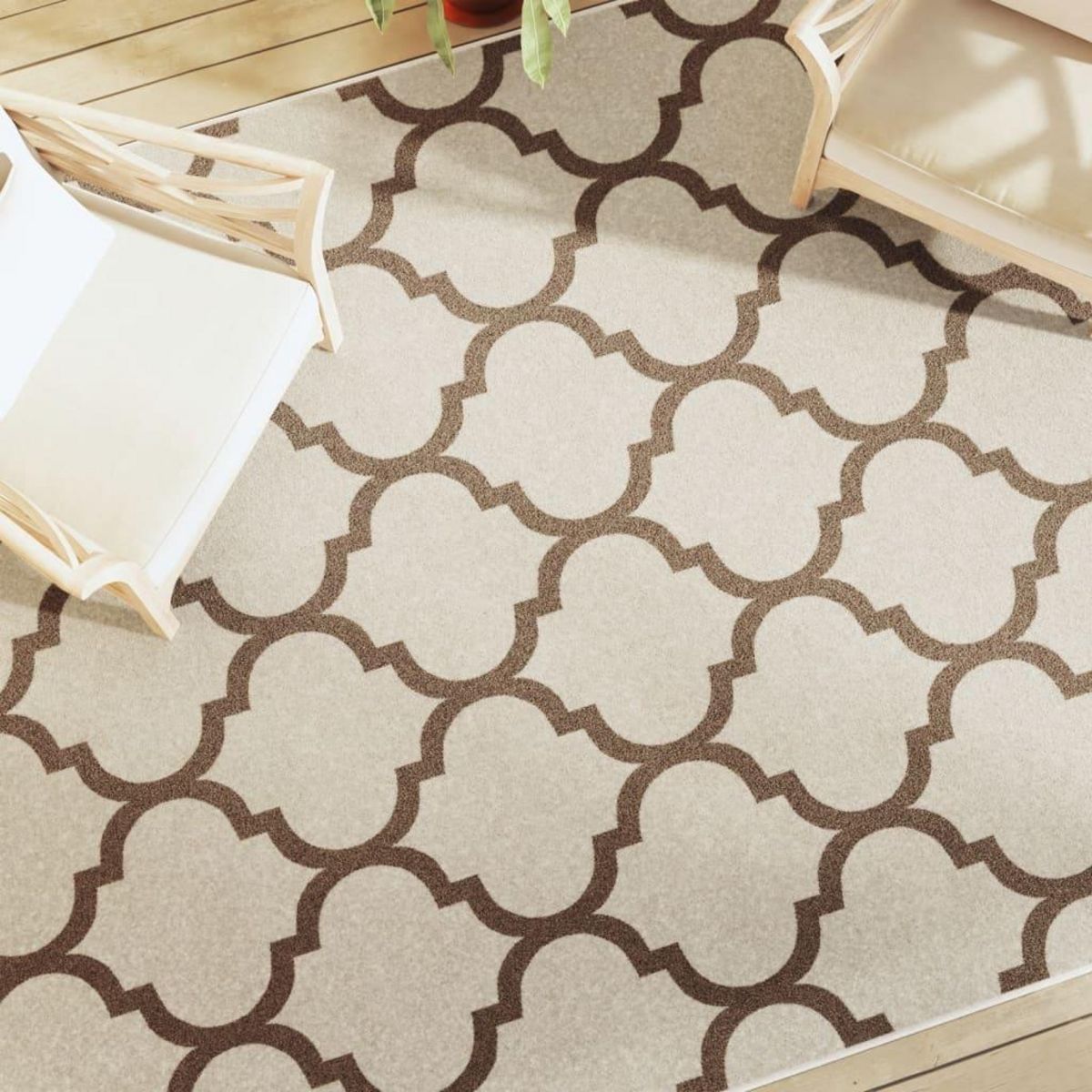 VIDAXL Tapis interieur exterieur a poils courts 190x300cm antiderapant