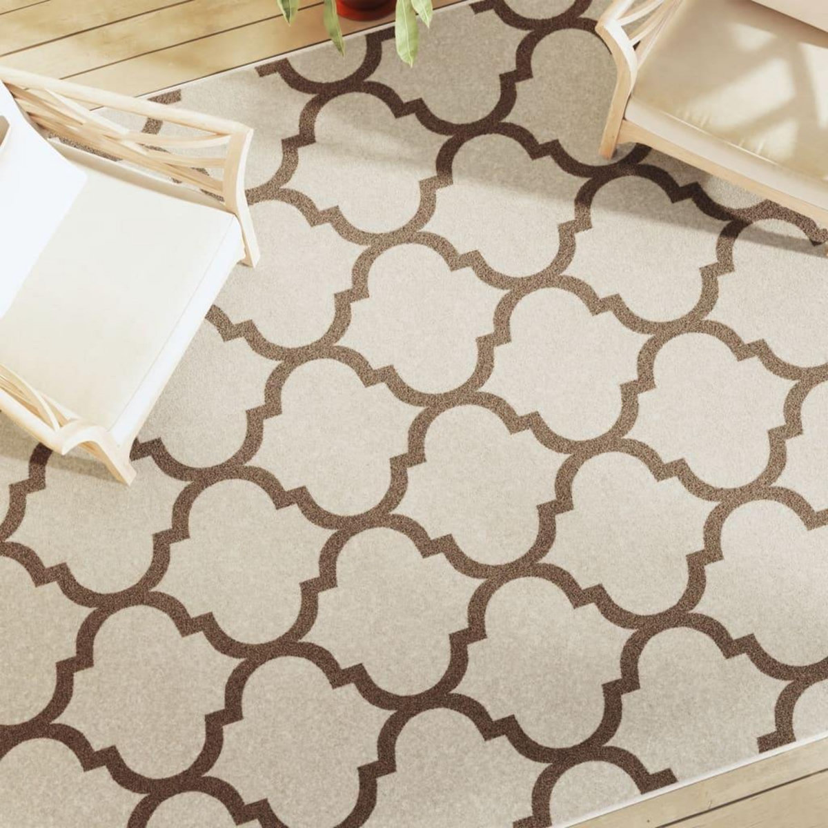 VIDAXL Tapis interieur exterieur a poils courts 190x300cm antiderapant