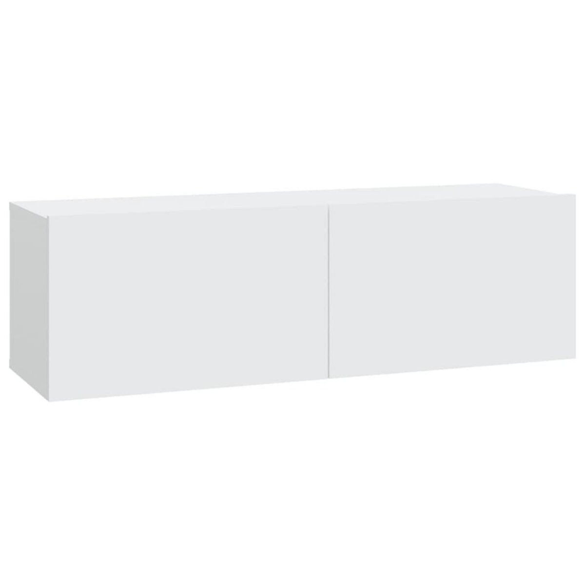VIDAXL Meubles TV muraux 2 pcs blanc 100x30x30 cm bois d'ingenierie