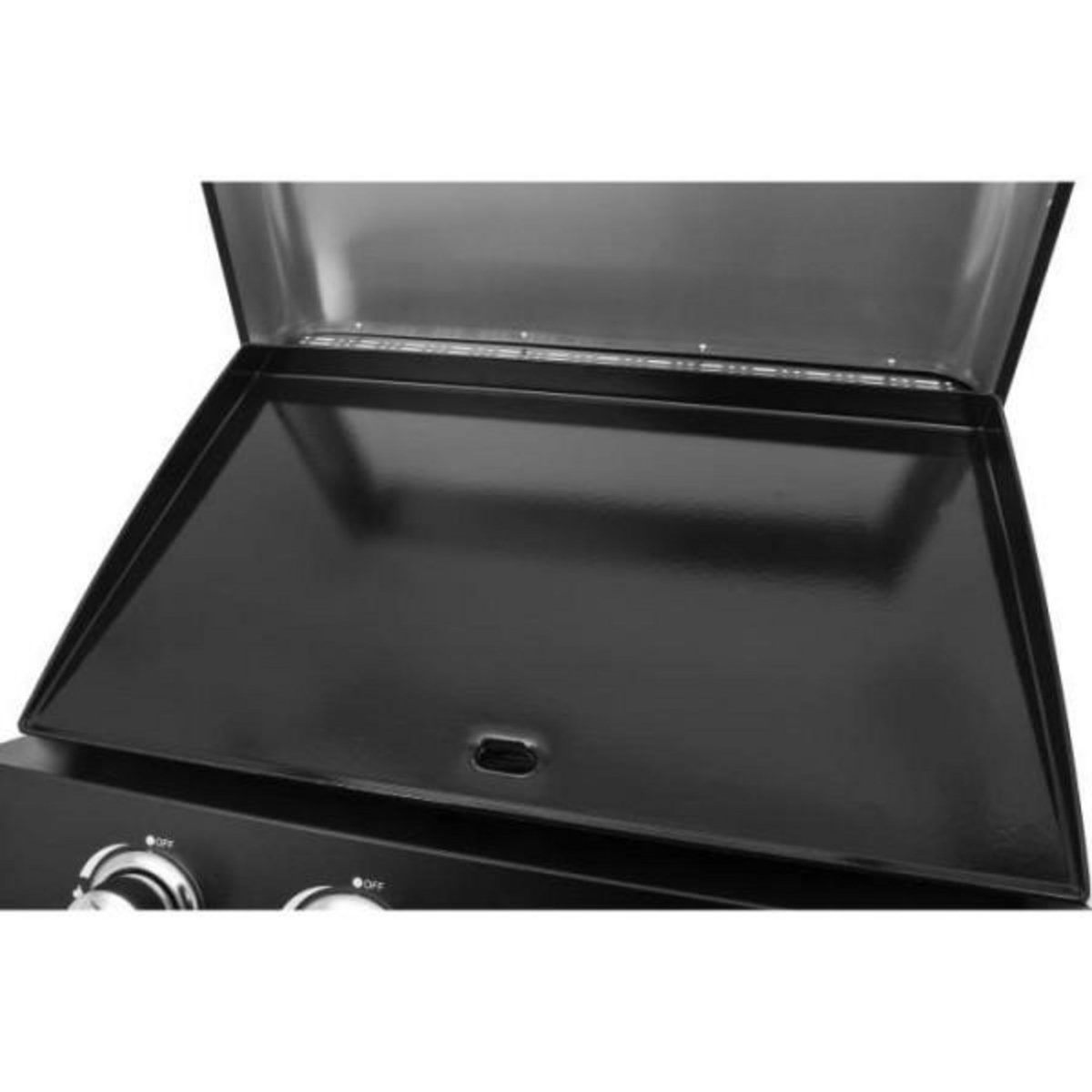 AAAAA Plancha a gaz - COOKING BOX - PALMA - 4 feux - 69 X 51 X 35 cm - Noir